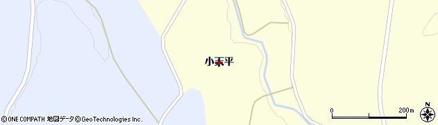 岩手県一関市千厩町清田（小天平）周辺の地図