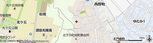 山形県酒田市北千日町24周辺の地図