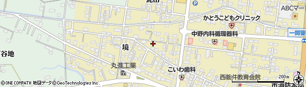 岩手県一関市山目境54-2周辺の地図