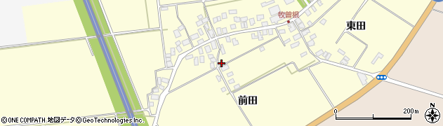 山形県酒田市牧曽根前田20周辺の地図