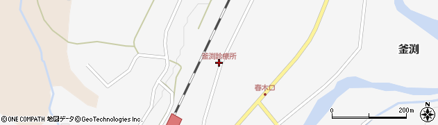 釜渕診療所周辺の地図