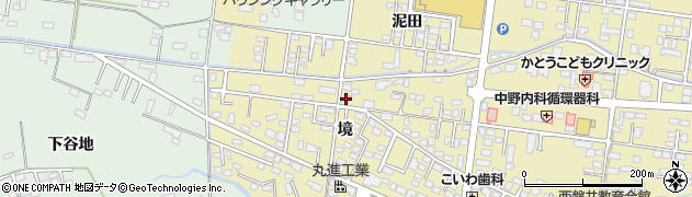 岩手県一関市山目境19周辺の地図