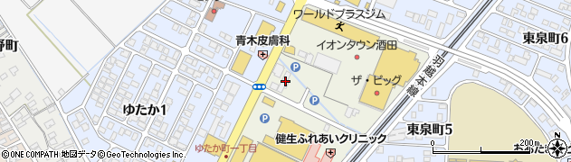 山形県酒田市泉町19周辺の地図