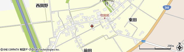 山形県酒田市牧曽根前田4-1周辺の地図