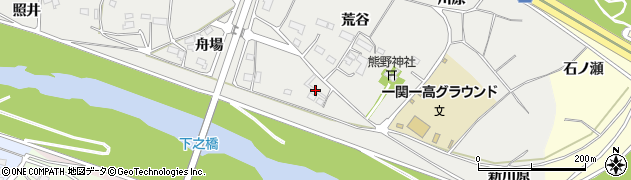 岩手県一関市中里舟場72周辺の地図