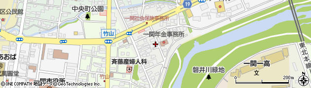岩手県一関市五代町周辺の地図