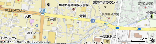 岩手県一関市山目寺前50周辺の地図