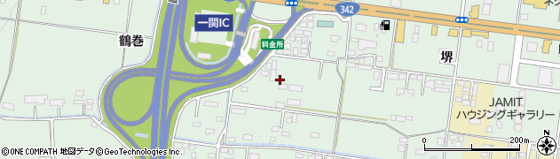 岩手県一関市赤荻鶴巻103周辺の地図