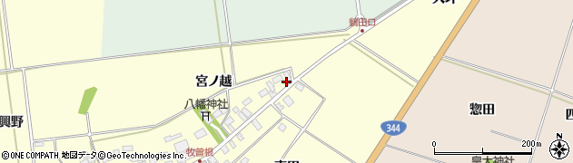 山形県酒田市牧曽根宮ノ越23周辺の地図