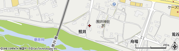 岩手県一関市中里照井18周辺の地図
