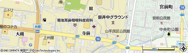 岩手県一関市山目寺前23周辺の地図