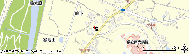岩手県一関市狐禅寺峰下周辺の地図