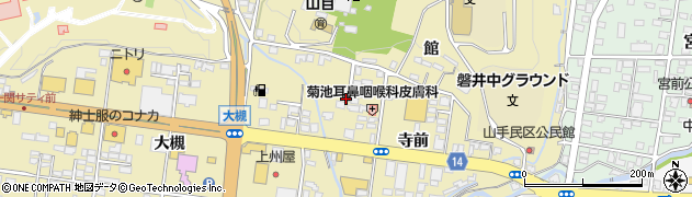 岩手県一関市山目寺前11周辺の地図