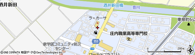 山形県酒田市ゆたか周辺の地図