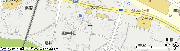 岩手県一関市中里在家62周辺の地図