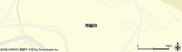 岩手県一関市千厩町清田（夘南田）周辺の地図