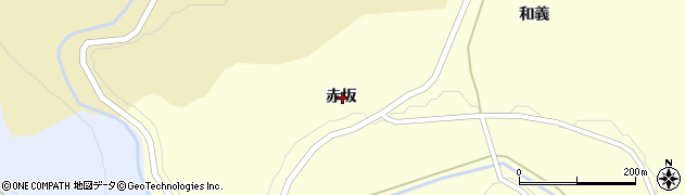 岩手県一関市千厩町清田赤坂周辺の地図