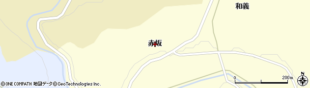 岩手県一関市千厩町清田（赤坂）周辺の地図