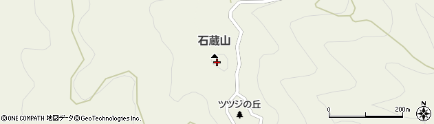 石蔵山周辺の地図