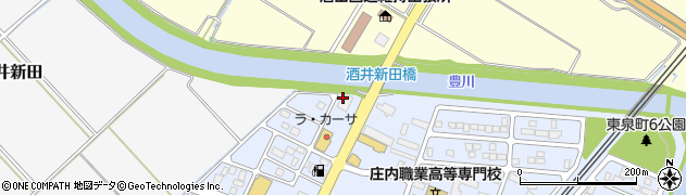 ドコモショップ酒田北店周辺の地図