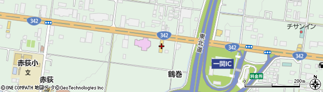 岩手県一関市赤荻鶴巻10周辺の地図