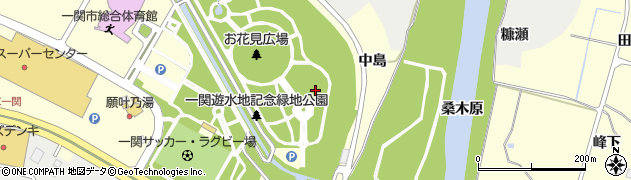 岩手県一関市狐禅寺（中島）周辺の地図