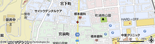 配志神社前周辺の地図