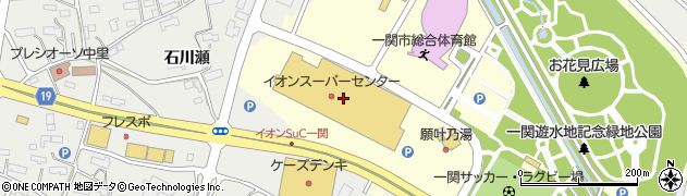 リラクゼーションスペースＵ・ｒａ・ｒａ　一関店周辺の地図