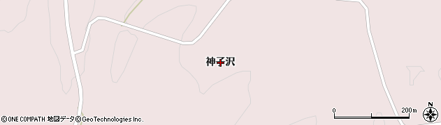 岩手県一関市千厩町磐清水（神子沢）周辺の地図
