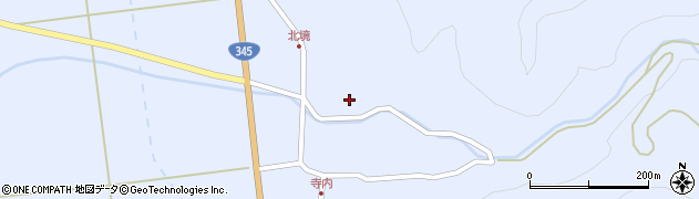 山形県酒田市北沢（長面）周辺の地図