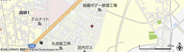 山形県酒田市松美町周辺の地図