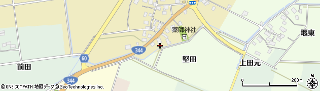 山形県酒田市上野曽根郷野目端78周辺の地図