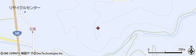 山形県酒田市北沢北岩の上周辺の地図