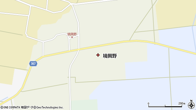 〒998-0806 山形県酒田市境興野の地図