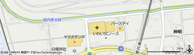 ダイユーエイト一関店周辺の地図