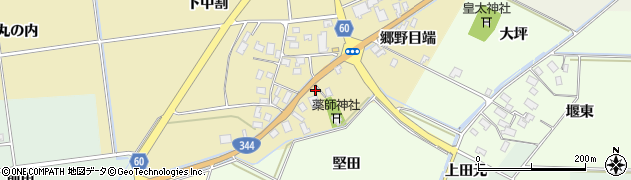 山形県酒田市上野曽根郷野目端67周辺の地図