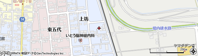 岩手県一関市上坊7周辺の地図