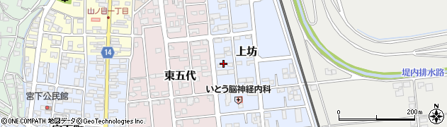 岩手県一関市上坊5周辺の地図