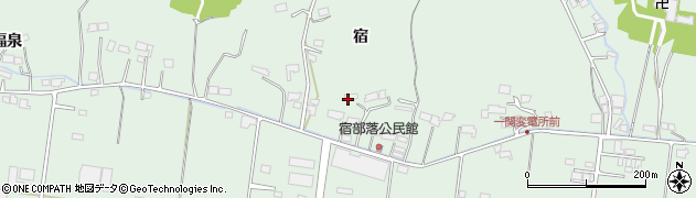 岩手県一関市赤荻（宿）周辺の地図
