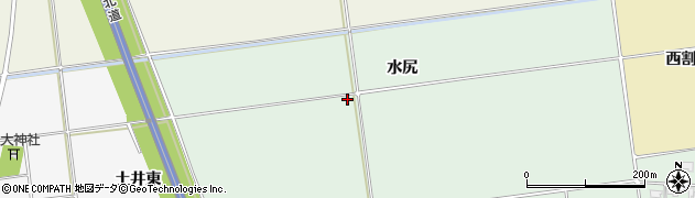 山形県酒田市鶴田（水尻）周辺の地図