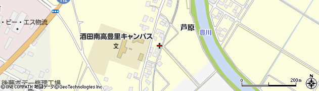 山形県酒田市豊里芦原49周辺の地図