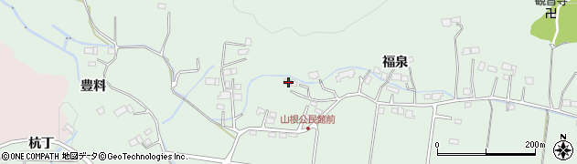 岩手県一関市赤荻福泉64周辺の地図