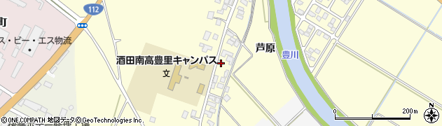 山形県酒田市豊里芦原47周辺の地図