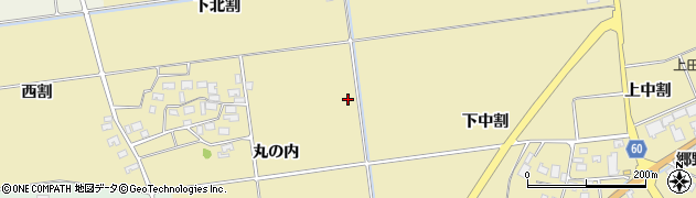 山形県酒田市上野曽根（丸の内）周辺の地図