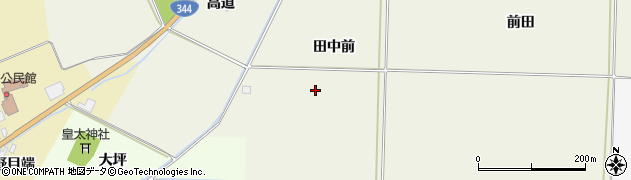 山形県酒田市安田（田中前）周辺の地図