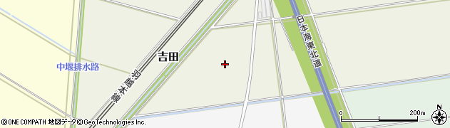 山形県酒田市吉田（中谷地）周辺の地図