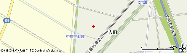 山形県酒田市吉田（下谷地）周辺の地図
