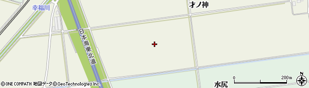 山形県酒田市吉田（才ノ神）周辺の地図