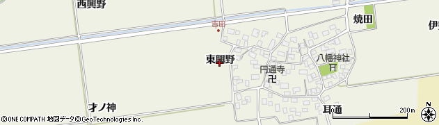 山形県酒田市吉田（東興野）周辺の地図