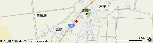 山形県酒田市安田大平155周辺の地図